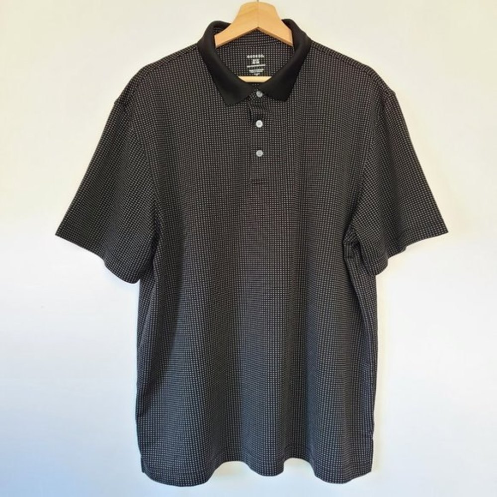 🌵 George Black Collared Polo Shirt XL